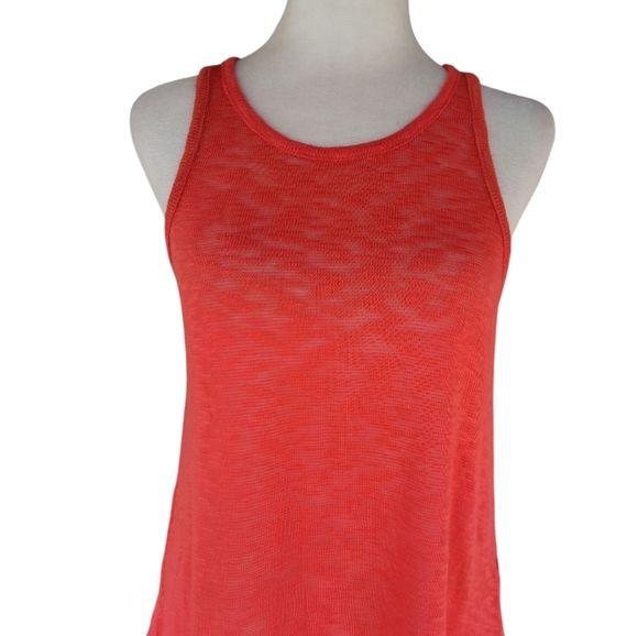 Steve Madden Jack Orange Lightweight Open Knit Tank Size XS - Picture 2 of 8